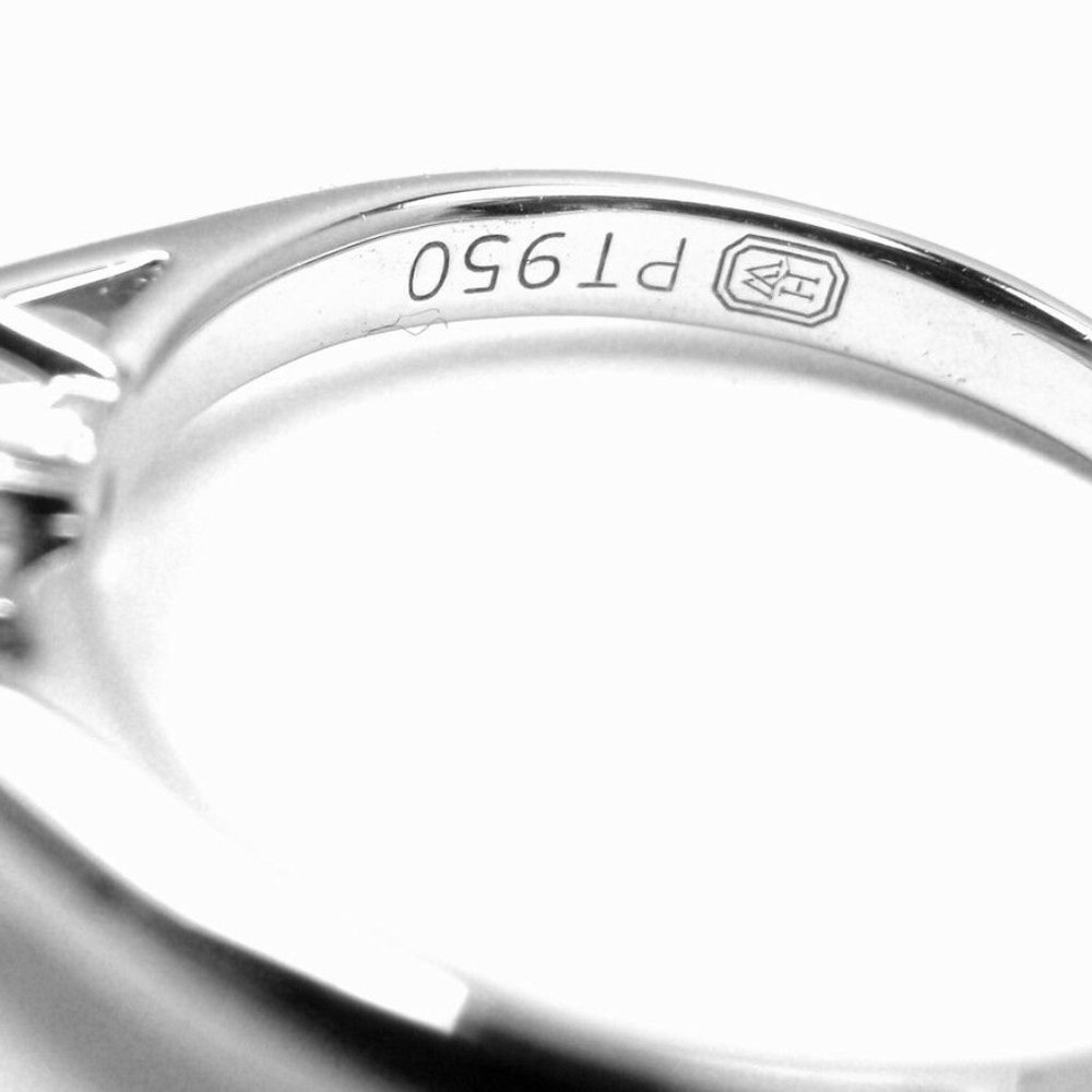 Authentic! Harry Winston Platinum .56ct VVS1/F Diamond Solitaire Engagement Ring - Picture 10 of 11